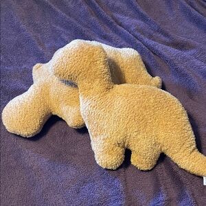Pair of Plush Dinonugget Toys